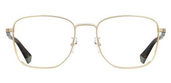 Polaroid PLD D390/G J5G Gold Metal Rectangular Men's Eyeglass Frames