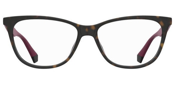 Polaroid PLD D408 65T Brown Rectangle Women's Eyeglass Frames