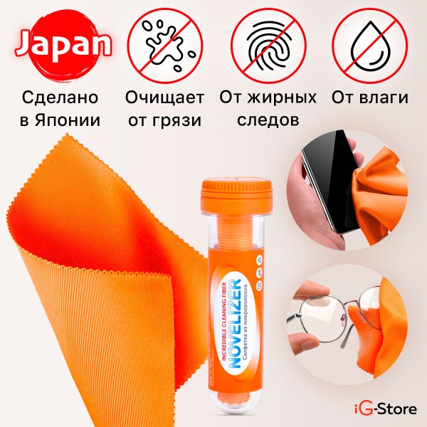 Microfiber Cleaning Cloth for Glasses, Phones, & More - Reusable & Case Included