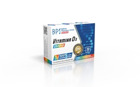 Vitamin D3 600 IU (250mg Capsules)