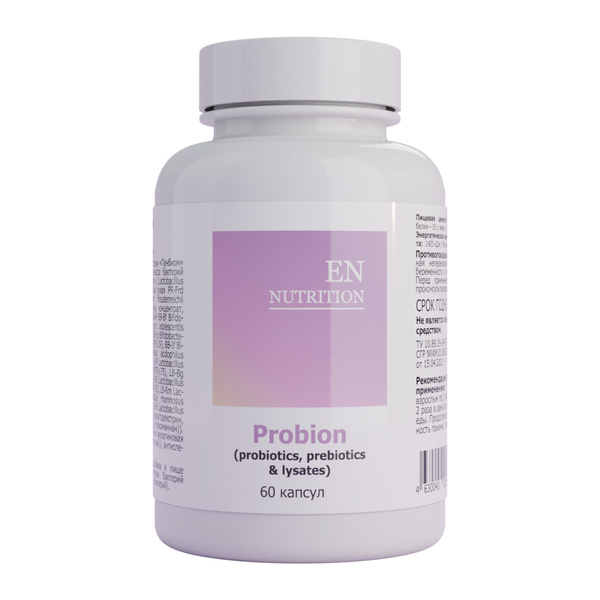 EN Nutrition Probion: Probiotic, Prebiotic & Lysate Supplement - 60 Capsules