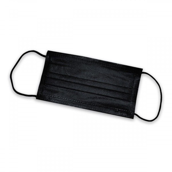 Black Rutex Medical Masks (Standard), 50 Count