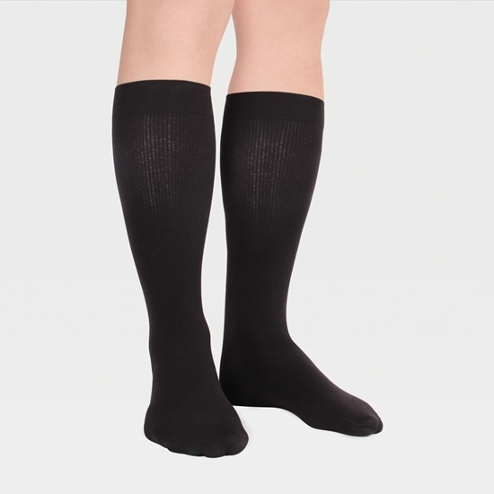 Compression Socks Black, 20-30 mmHg
