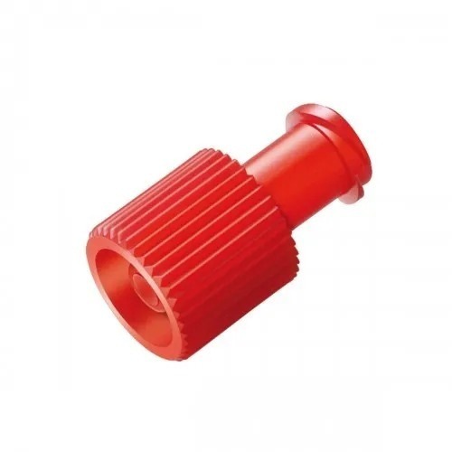 B.Braun Combi-Stopper Luer Lock Caps (Red) - 100 Count
