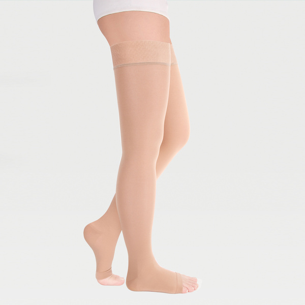 Beige Compression Stockings, Class 2 Compression