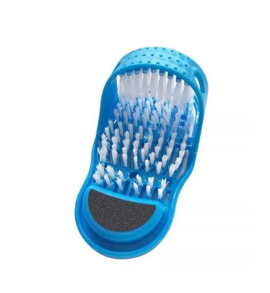 Foot Scrubber & Massager: Pumice Stone Shower & Spa Slipper