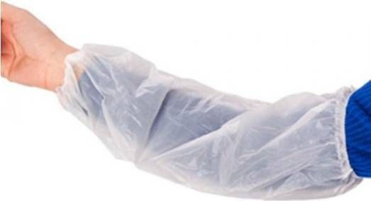 Disposable White Wrist Covers - 4 Packs of 50