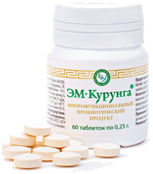 EM-Kurunga Colostrum Peptides Probiotic Supplement (60 Tablets)
