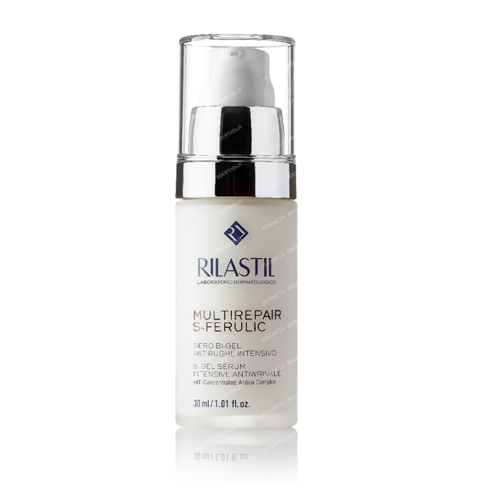Rilastil MULTIREPAIR S-FERULIC Intense Anti-Wrinkle Bi-Gel Serum with Concentrated Antioxidant Complex, 30 ml