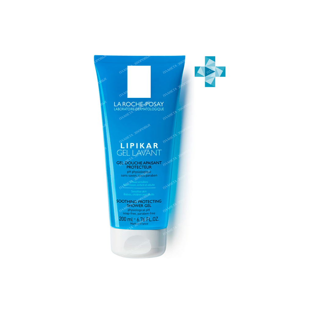 La Roche-Posay Lipikar Shower Gel Soothing with Protective Properties for Sensitive Skin of Babies, Children and Adults 200 ml