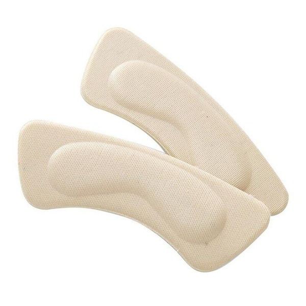 Self-Adhesive Beige Shoe Sponge Applicators (Pair)