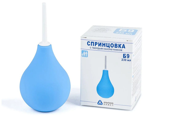 Alpina Plast PVC Enema with Rigid Tip B-9 (230ml) - Single Unit
