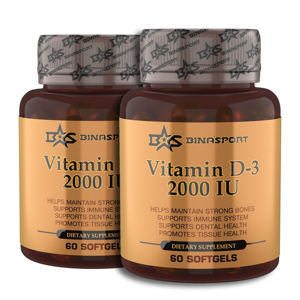Vitamin D3 2000 IU (12000 IU Total) - 60 Capsules