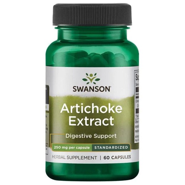 Swanson Artichoke Extract 250mg - 60 Capsules for Digestive Health