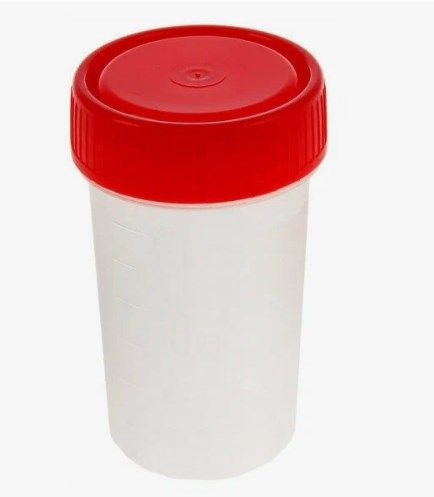 Non-Sterile 60ml Biomaterial Collection Container (10 Pack)