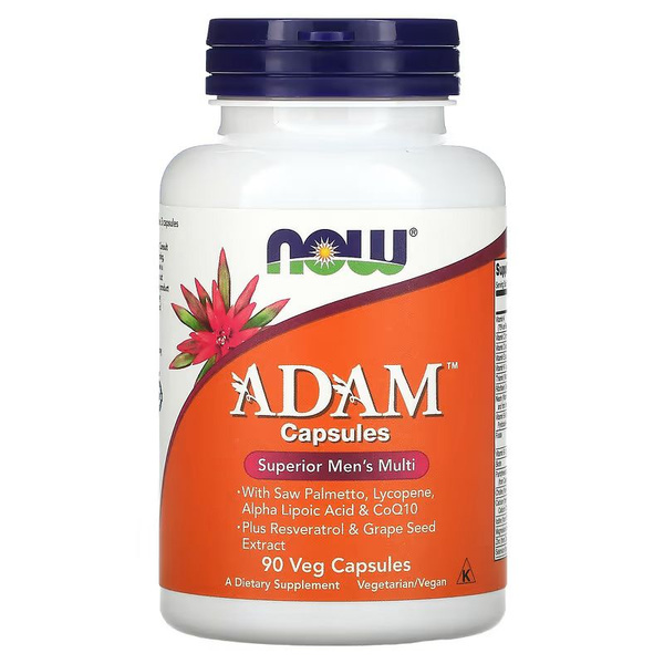 ADAM Men's Multivitamin: 90 Veggie Caps
