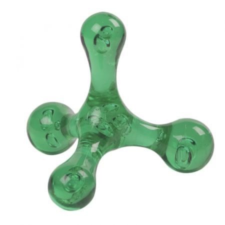 Molecular Body & Hand Massager: Anti-Cellulite Pyramid Roller with Trigger Point Balls