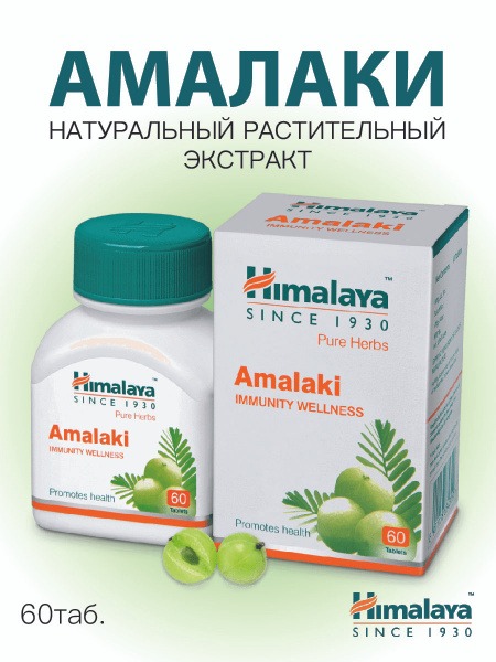 Himalaya Amalaki Immunity Tablets: 60-Count Supplement