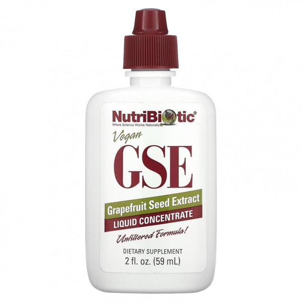 NutriBiotic Grapefruit Seed Extract (GSE) Liquid Concentrate, 59ml