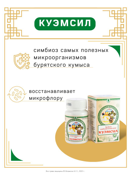 KUESMIL Argo Symbiotic Probiotic for Gut Health, 60 Tablets
