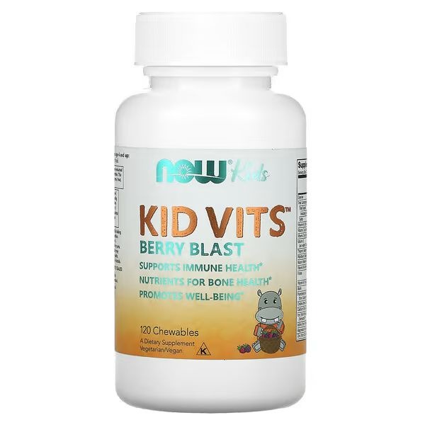NOW Kid Vits Berry Blast Gummies: Children's Multivitamins (120 Count)