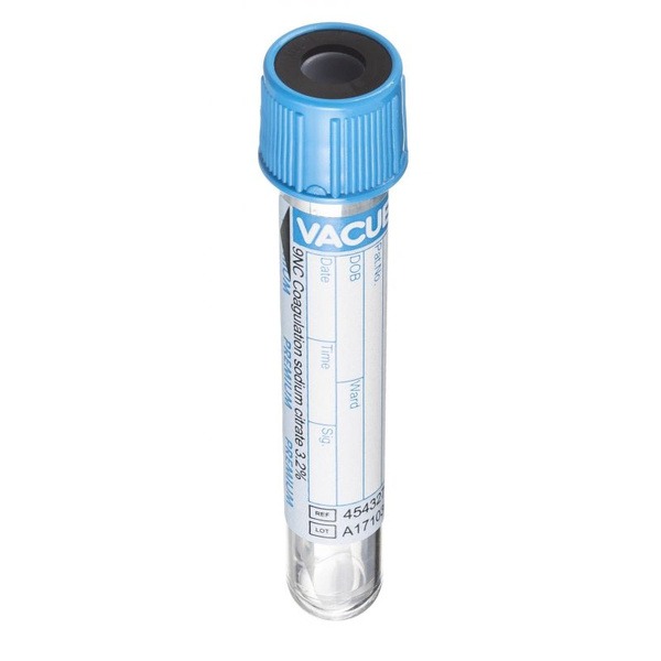 3.2% Sodium Citrate Vacuum Blood Collection Tubes (3.5ml, 50/pack)