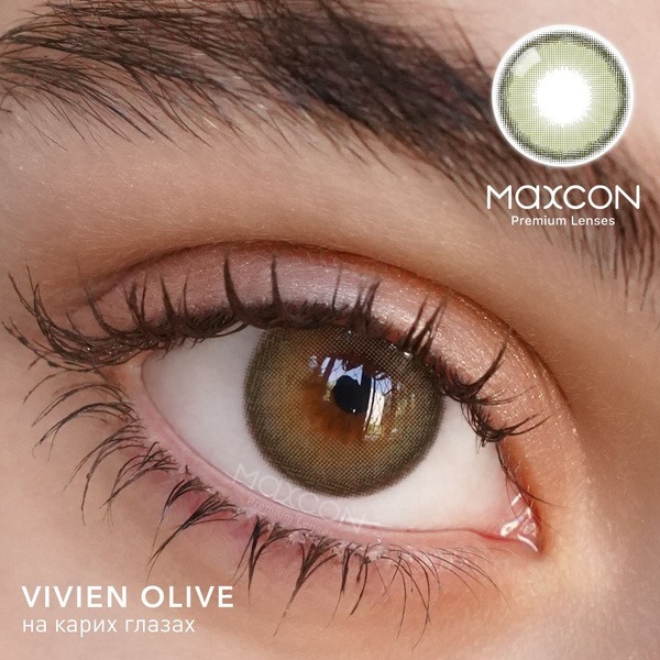 MAXCON Colored Contact Lenses (-3.50, 8.6mm, 3-Month)