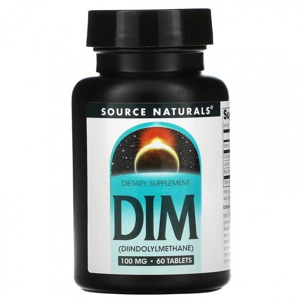 Source Naturals DIM 100mg, 60 Capsules