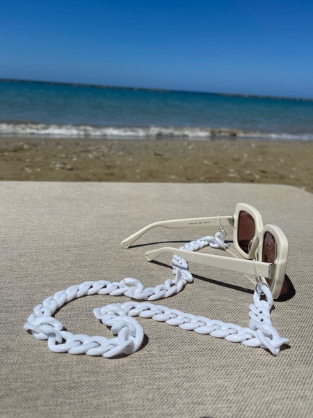 Eyeglass Chain: White & More Styles