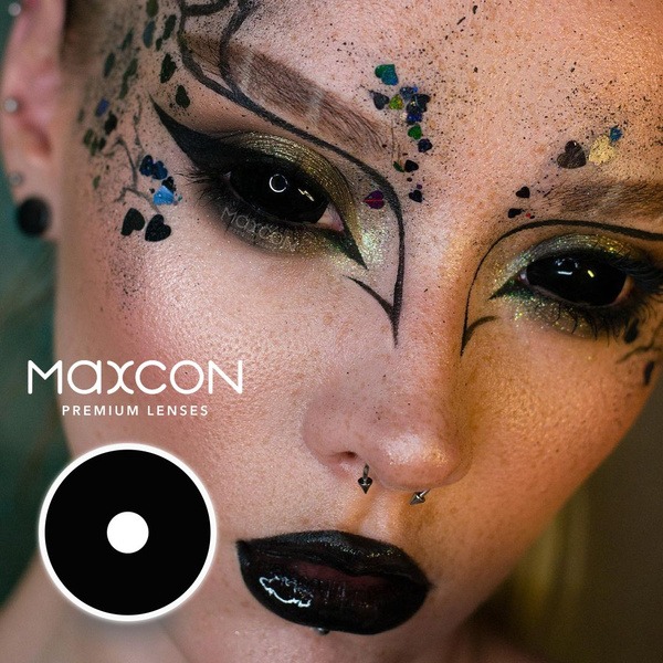 MAXCON Colored Contact Lenses: 0.00 Power, 11/12 Month Supply