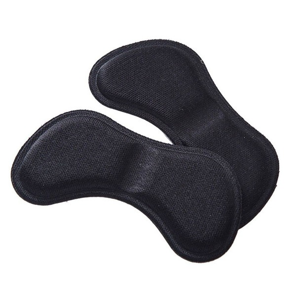 Heel Grips for Shoes: 3mm Black Heel Inserts for Blisters & Heel Pain