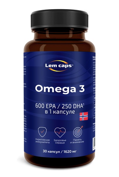 Omega-3 950mg (600 EPA / 250 DHA): 30 Count
