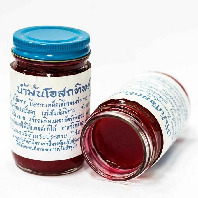 Traditional Thai Red Balm for Joint Pain Relief