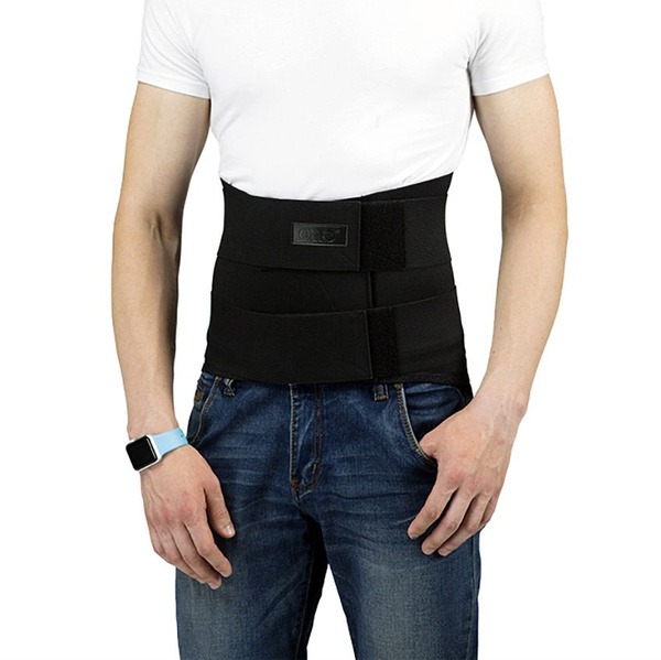 Orto KPK-110 Lumbar-Sacral Support Belt, 4 Adjustable Stays, Beige