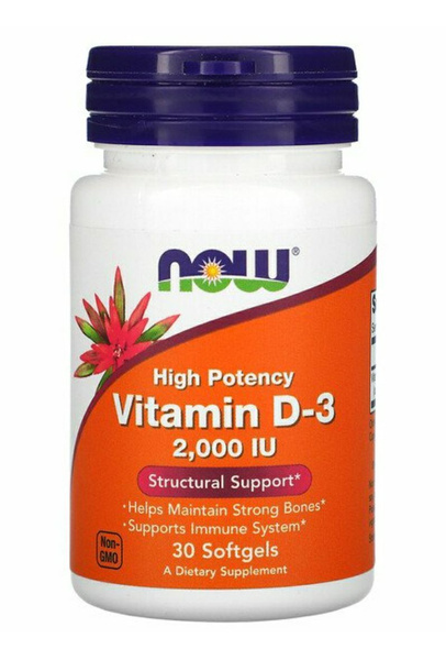 Vitamin D3 2000 IU 30 Capsules