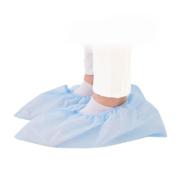 Hexa Booties, Low, 37-39, Spunbond 25gsm, Blue - 40 Pairs/Pack