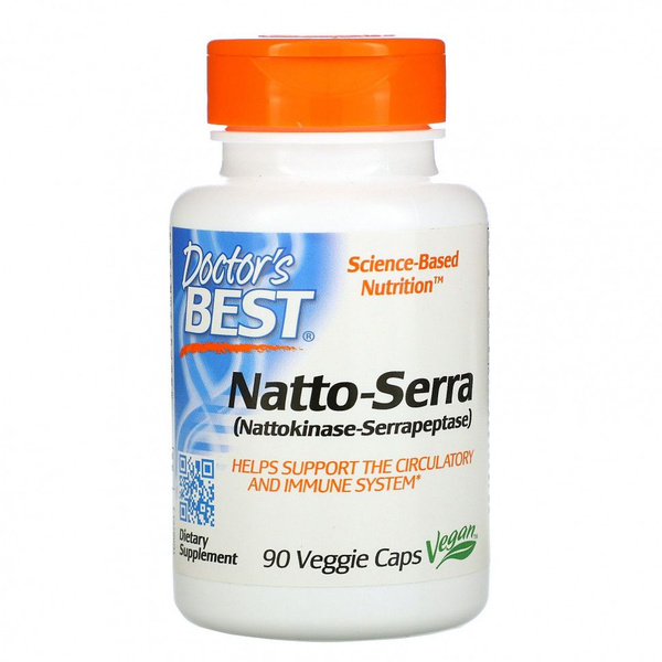 Doctor's Best Nattokinase 90 Vegetarian Capsules