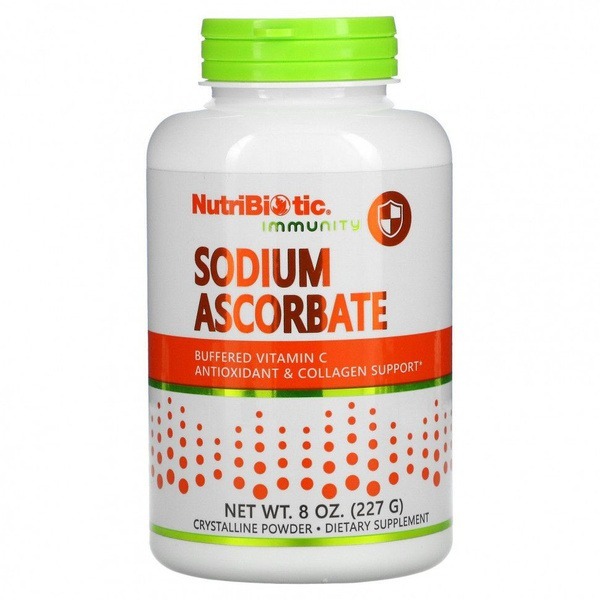 NutriBiotic Sodium Ascorbate Powder: 227g Immune Support