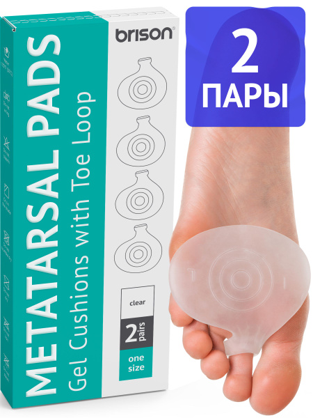 Gel Toe Separators & Arch Supports: Pain Relief & Bunion Protection (4-Pack)