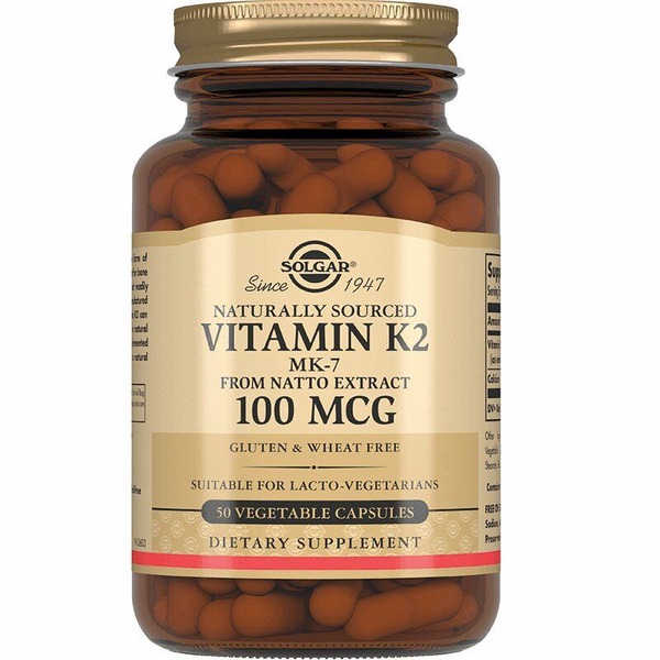 Solgar Vitamin K2 (MK-7) 100 mcg - 50 Capsules