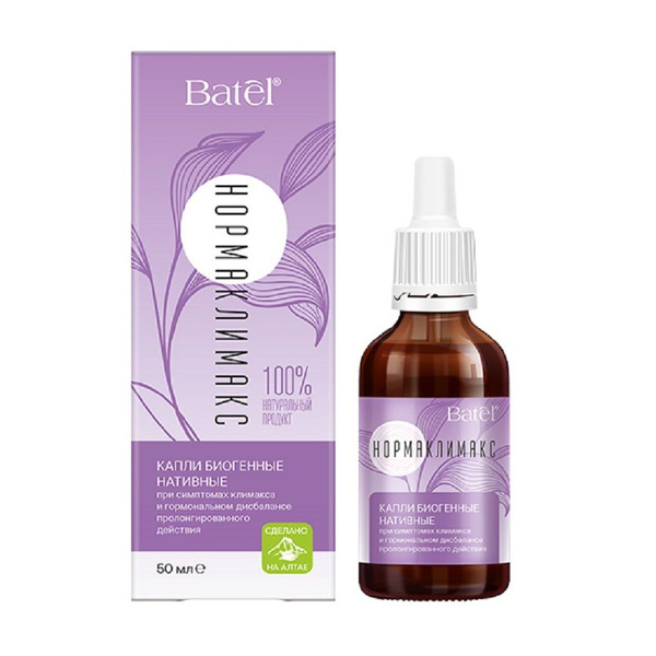 Batel Biogenic Drops: Natural Menopause Relief & Hormone Balance