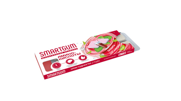 SMARTGUM Amino Acids: Immune Support Supplement (1100mg x 10)