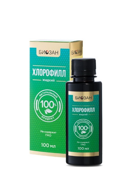 Biozan Native Chlorophyll: 100ml Antibacterial (Staph & Strep) Solution