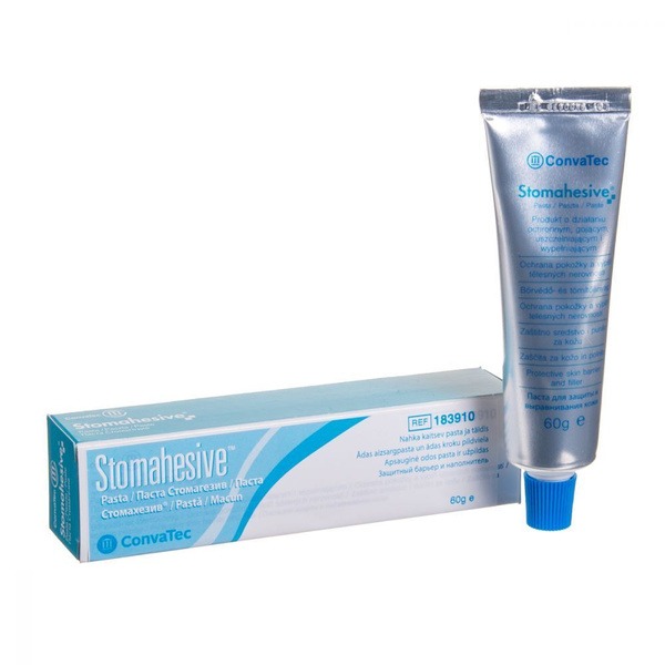 Stomahesive Skin Barrier Paste: Protects & Smooths Peristomal Skin (60g Tube)