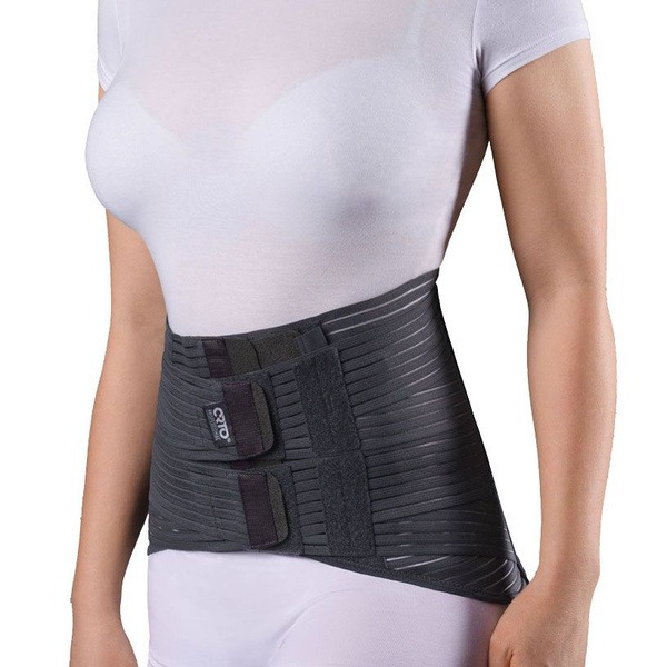 Orto Professional AWA 182 Lumbar Support Belt with Adjustable Stays - Size Small