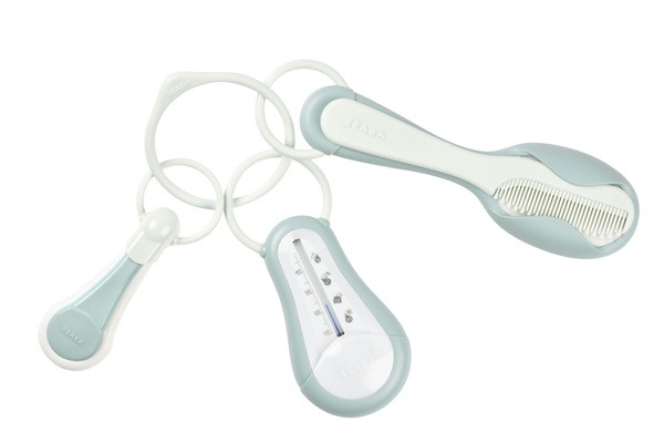 Baby BEABA Kit: Thermometer, Hairbrush & Nail Clippers