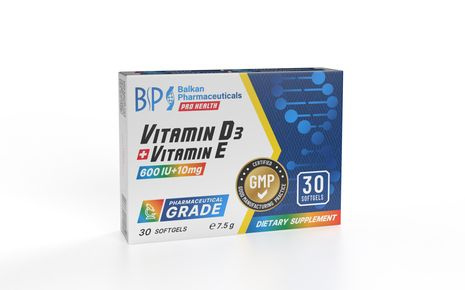 Vitamin D3 & E: Superior Absorption