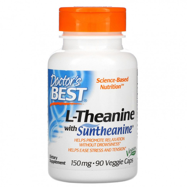 Doctor's Best L-Theanine 90 Capsules