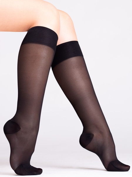 OPIUM Black Compression Socks: 15-20 mmHg