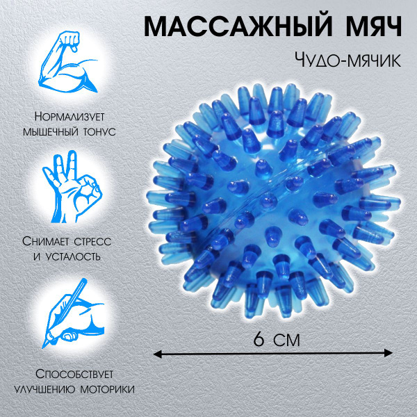 Blue Miracle Massage Ball: Body, Hand & Foot Massager